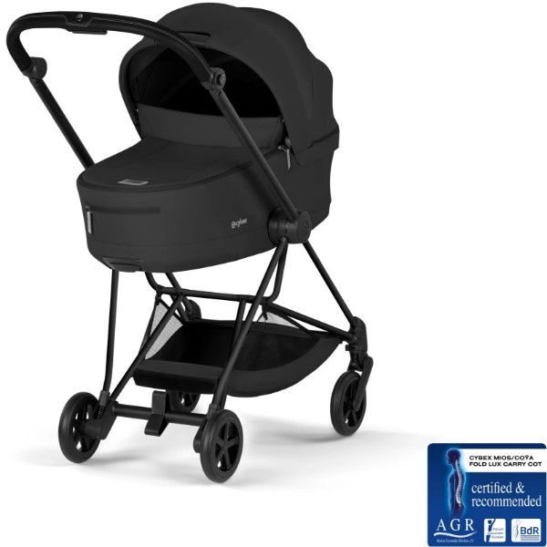 Фото - Шасси для коляски Cybex Mios & каркас Matt Black (526000277)